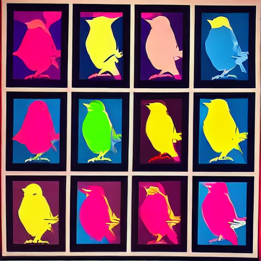 Birds by Andy Warhol