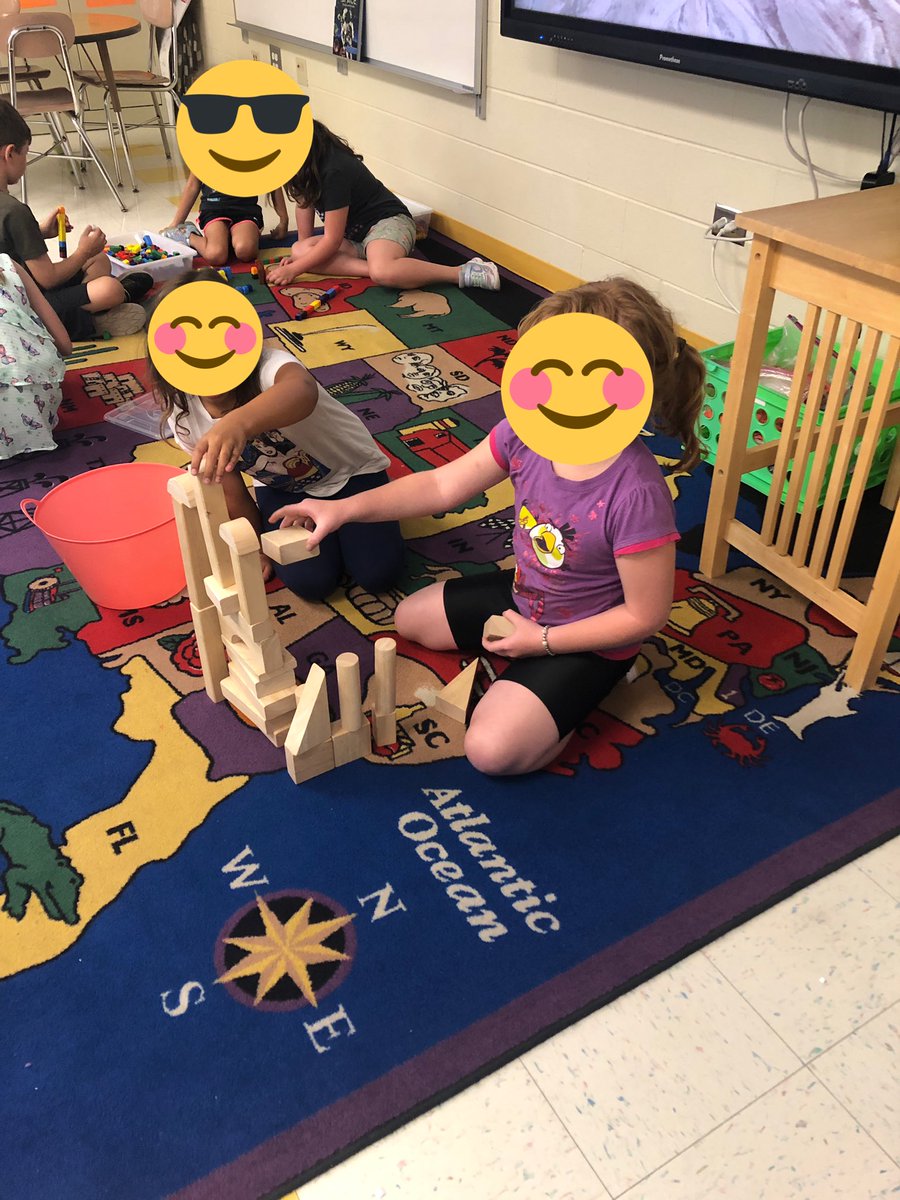 MissHoth's tweet photo. We’re back at it again. This time they could use any of the building toys to make a tower! #soarwithd34 #explorewithd34 #STEM https://t.co/0SsnW8isVy