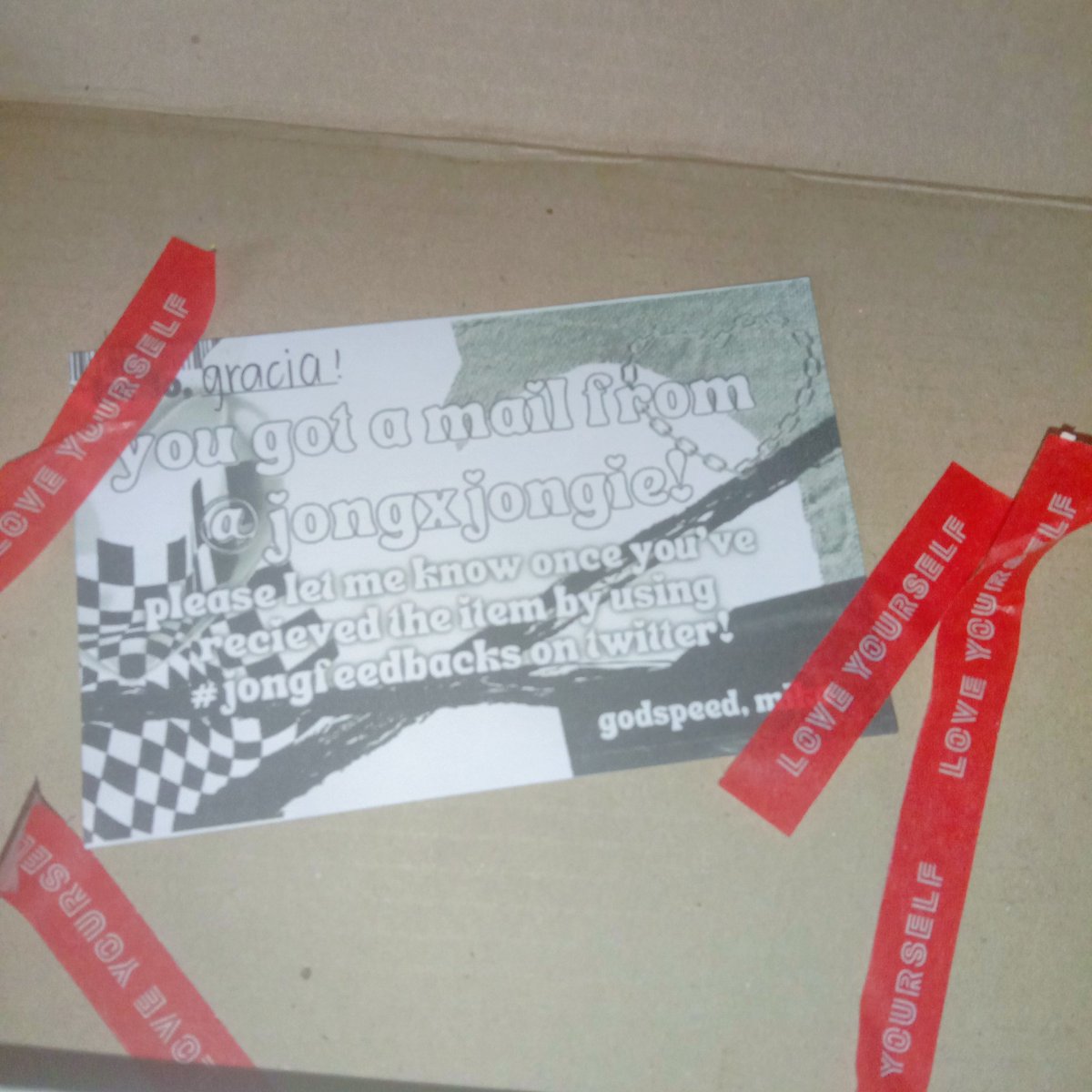GarciaEdmarie's tweet photo. 。◕‿◕。 #EdgeneJmails
~From #jongfeedbacks
Thank you @jongxjongie sobrang naging happy ako sa pag uwi ng Jay and Sunoo Id isama mo pa yung sobrang daming freebies grabe ka mi plus yung Toploader grabehan may design ng dumating..
10/10 to sakin https://t.co/gNoOllsQib
