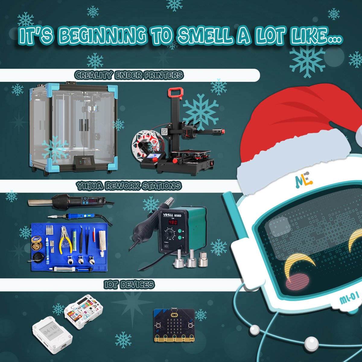 makerlab_e's tweet image. Are you ready to shower love this Christmas season? 🎄

#MakeItMakerlab 
#MakerlabElectronics
