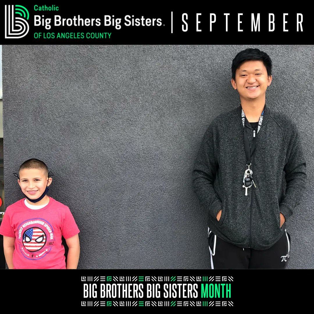 CBBBSLA's tweet photo. September is #BBBSMonth! Join us as we celebrate the impact of mentoring and learn how you can help create transformative moments through mentorship at https://t.co/NwiMfpI5HU 

#BiggerTogether #BigBrothersBigSisters #YouthMentoring https://t.co/6MZqNZrA7Z