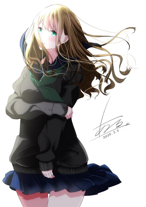 金髪のウチの子〜#イラスト #過去絵を投げて絵を描いた気になろうキャンペーン 