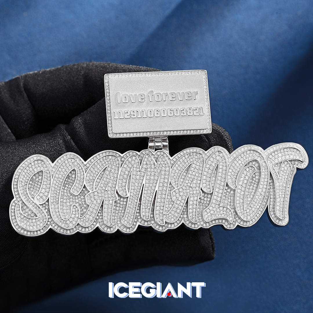 theigtofficial's tweet image. Two layers SCAMALOT pendant with love forever bail in the game!🤘Customize a pendant is an excellent way to record something important!🤙
·
#customize  #hiphopchains #icedoutchain #blingjewelry #customjewelry #blingbling #oneandonly #streetstyle #twolayers #diamond #logopendant