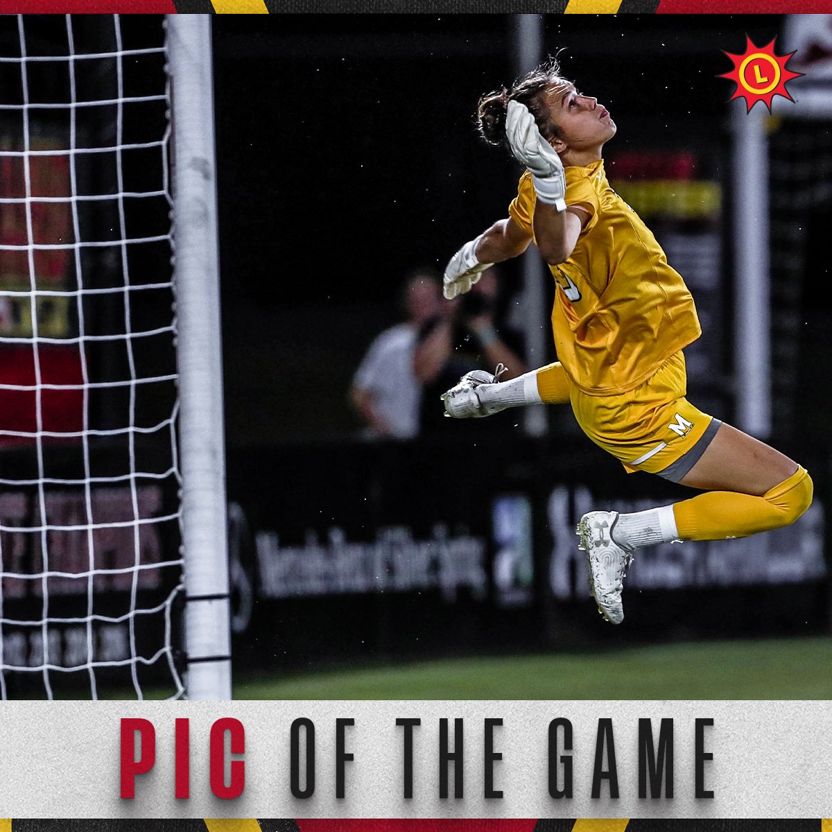 TerpsWSoccer's tweet photo. Tonight’s @mdlottery pic of the game! https://t.co/zBx6p0iY8V
