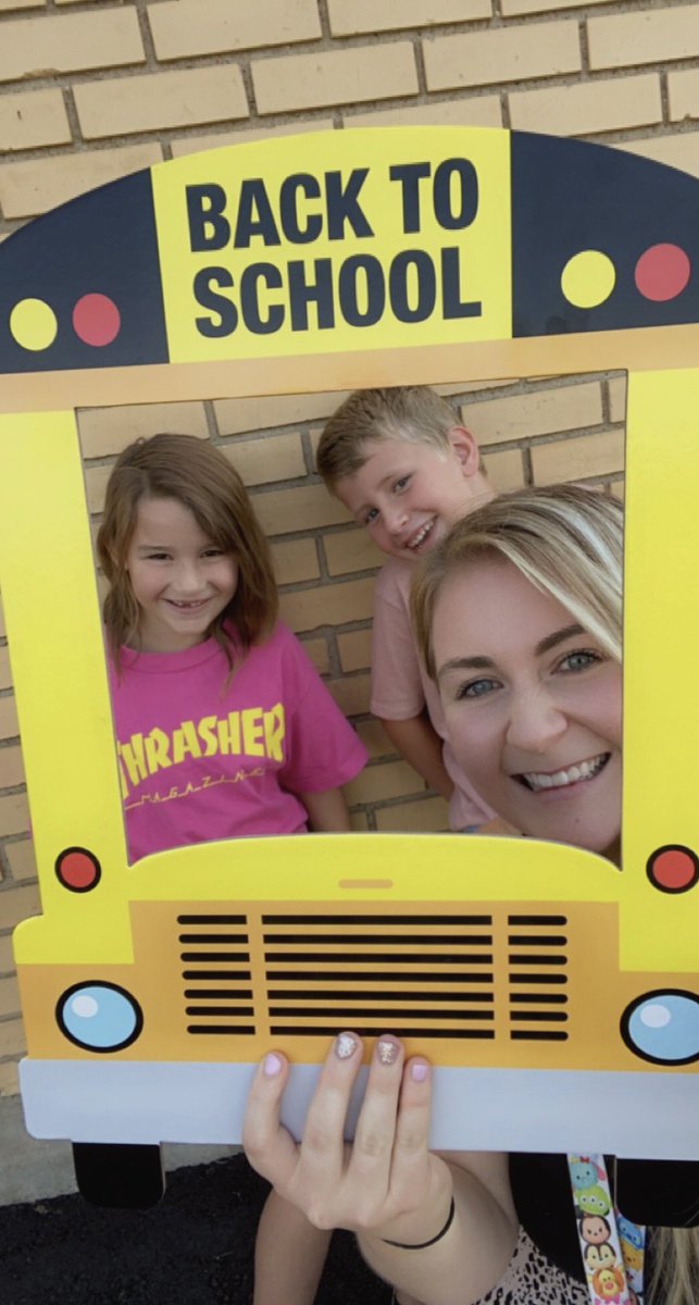 The first day smilies are big! 😀 <a href="/LindaleSchool/">Lindale School</a>