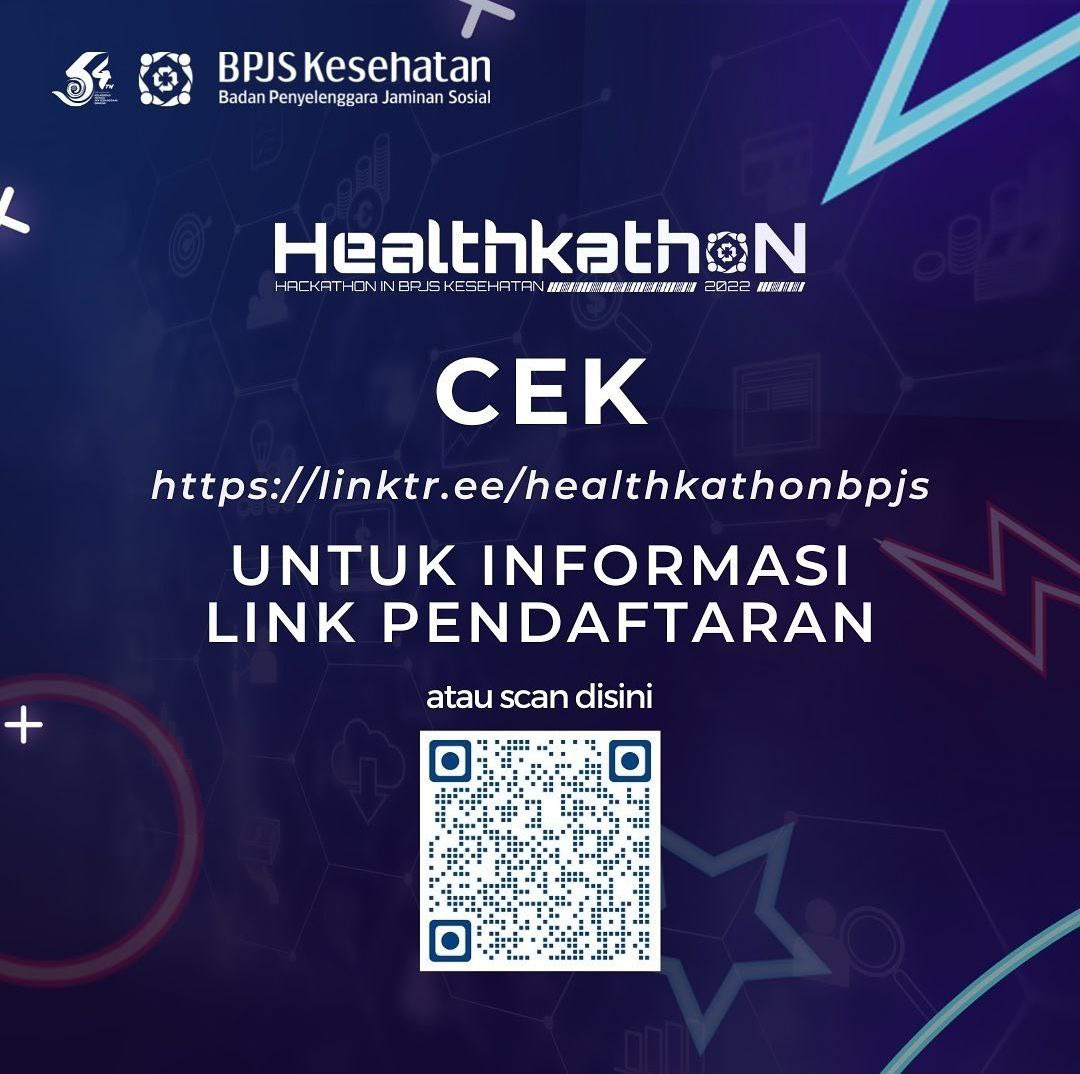 ArelinFafa's tweet photo. Ayukkkk di gaskeeun brosis untuk daftar dan ikut berpartisipasi yaaa…

https://t.co/OoSJDPytey
#bpjshealthkathon2022 https://t.co/mvCstJouUk