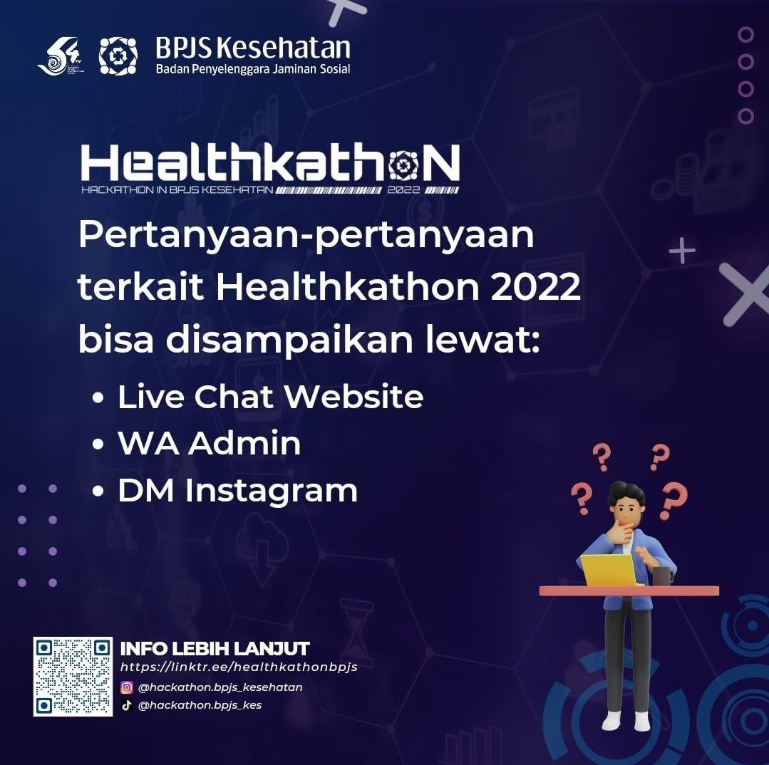 ArelinFafa's tweet photo. Ayukkkk di gaskeeun brosis untuk daftar dan ikut berpartisipasi yaaa…

https://t.co/OoSJDPytey
#bpjshealthkathon2022 https://t.co/mvCstJouUk