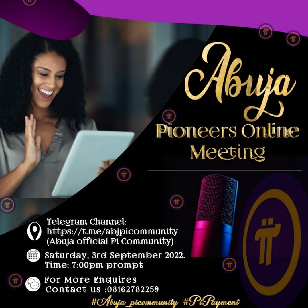 Abuja_Pinetwork's tweet photo. Abuja never miss out
save the date and time https://t.co/FAgYDfFnzc