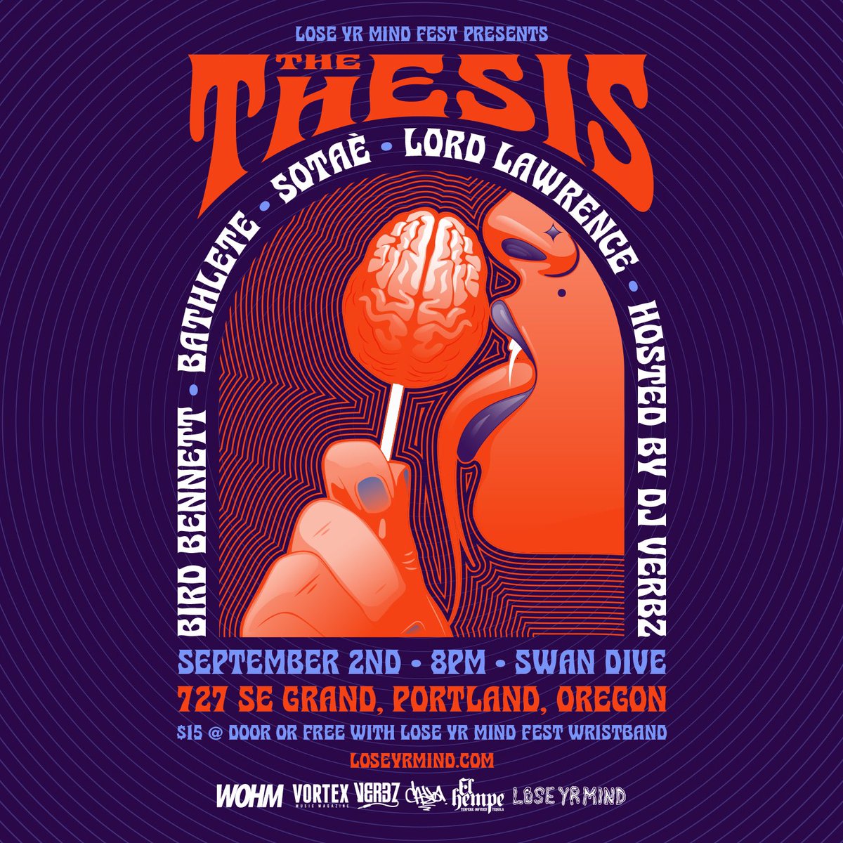 I’d love to see you tomorrow night at <a href="/TheThesisPDX/">THE THESIS | 12.4.25 @ ALBERTA STREET PUB</a> at Swan Dive on SE Grand for a special Friday edition in association with LOSE YR MIND FEST. 

We have a great lineup. I’m gonna DJ the after party downstairs. It’s going to be an incredible night.