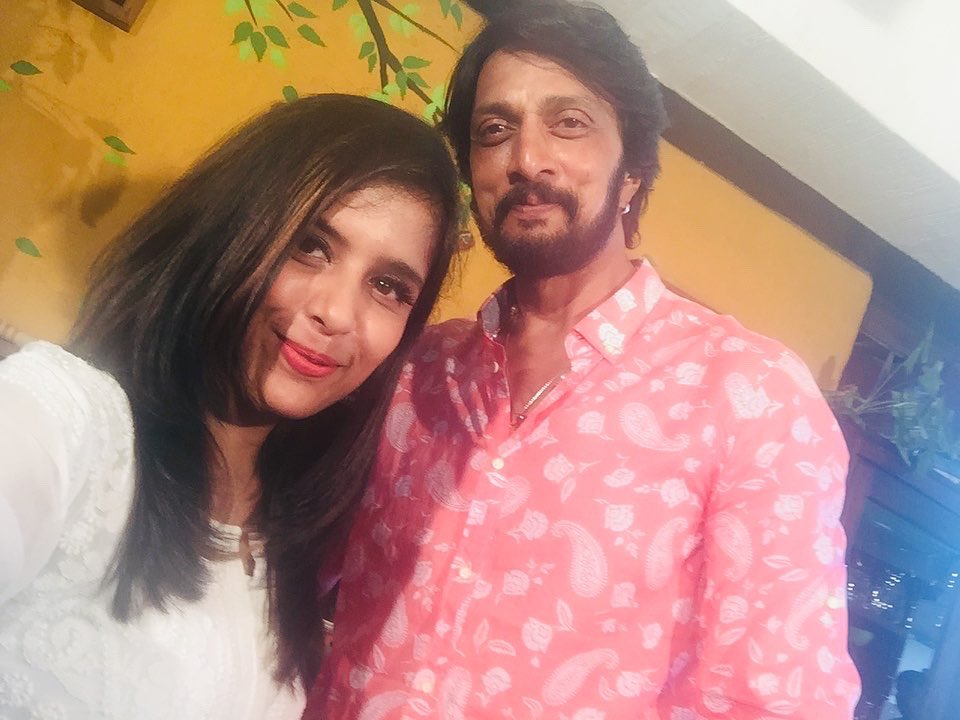 archanasharmahn's tweet photo. Happy happy birthday to namma Abhinaya Chakravarthi @KicchaSudeep Sir 💐💐💐💐 https://t.co/EXOzdef5la