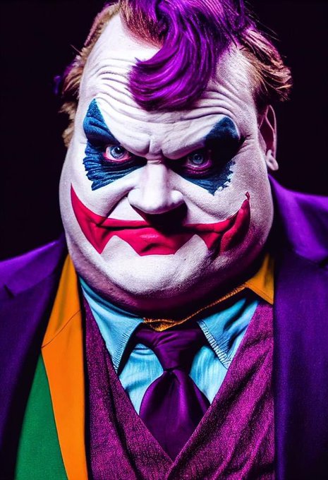 Ai Generated Art Reimagines Chris Farley As The Joker