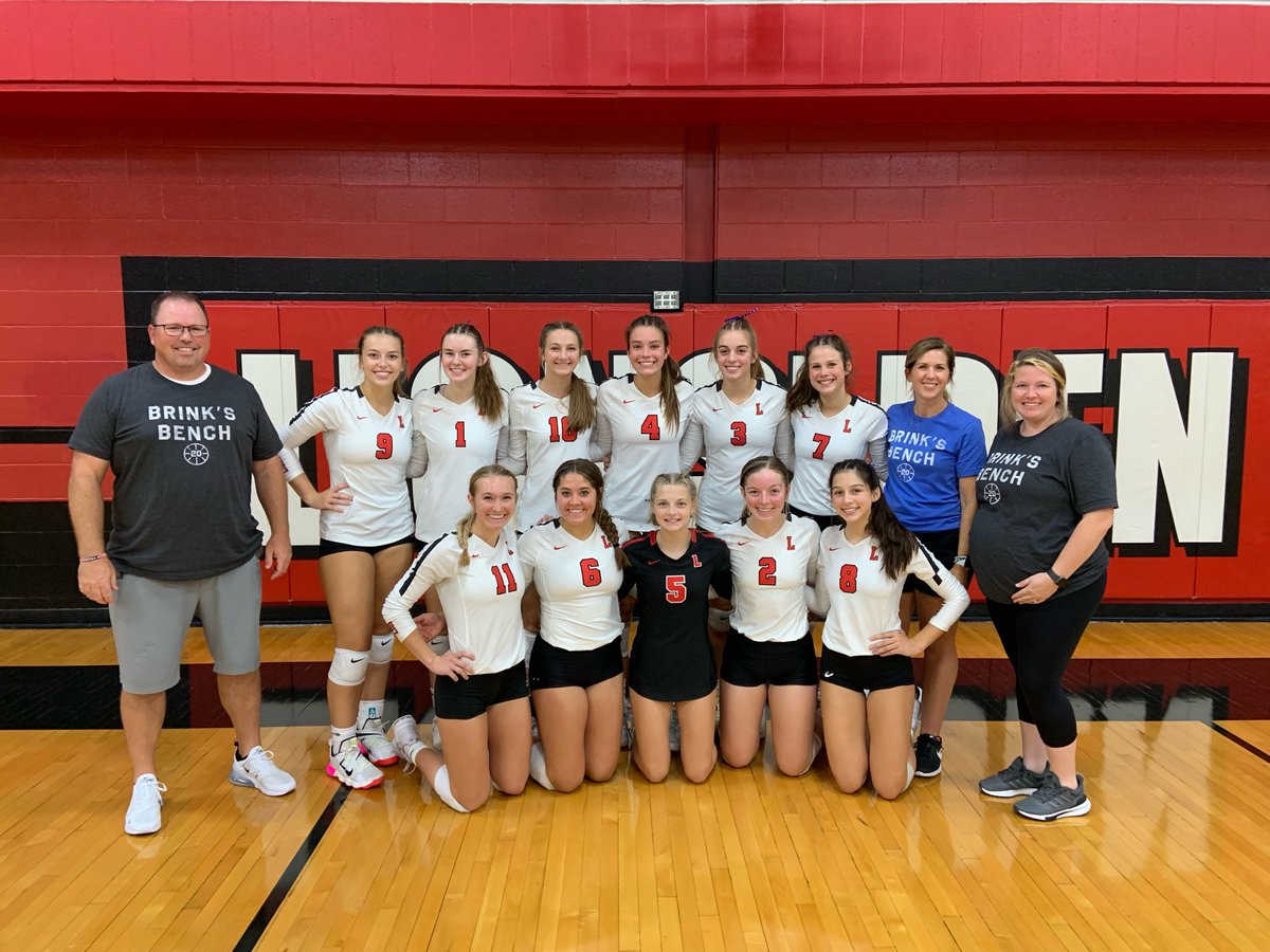 LisbonHSVB's tweet photo. Great night of volleyball in the Lions Den- wins at all three levels over Alburnett. Wearing our #BrinksBench shirts to support such a great voice for the #IowaGirl โฆ@jtlinderโฉ โฆ@IGHSAUโฉ https://t.co/HsvvmeWB3l