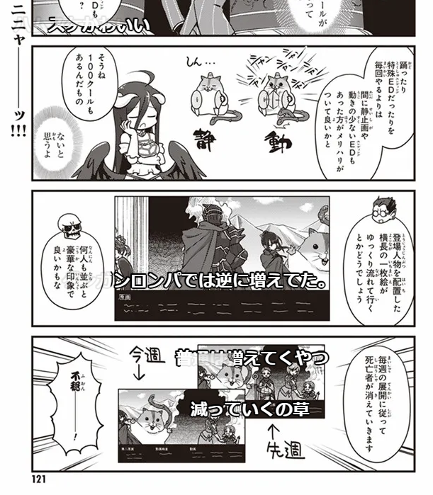 オーバーロード 不死者のOh! https://t.co/0ODU1j5NGa
今週も更新されました 今週はオーバーロードアニメ2期のエンディングを勝手に考える回(2018年1月掲載)です。
(コミックウォーカーはこっち https://t.co/R3CYtpyZMb)