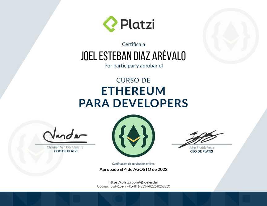 JoelEsDar's tweet image. 🪙 Ethereum es más que una criptomoneda cómo se piensa normalmente..👀
Hablemos de Ethereum 🪙
Excelente curso en @platzi de @GusGrillasca 🥳
Seguimos dándola toda en el #ethdevprogram
platzi.com/cursos/ethereu…