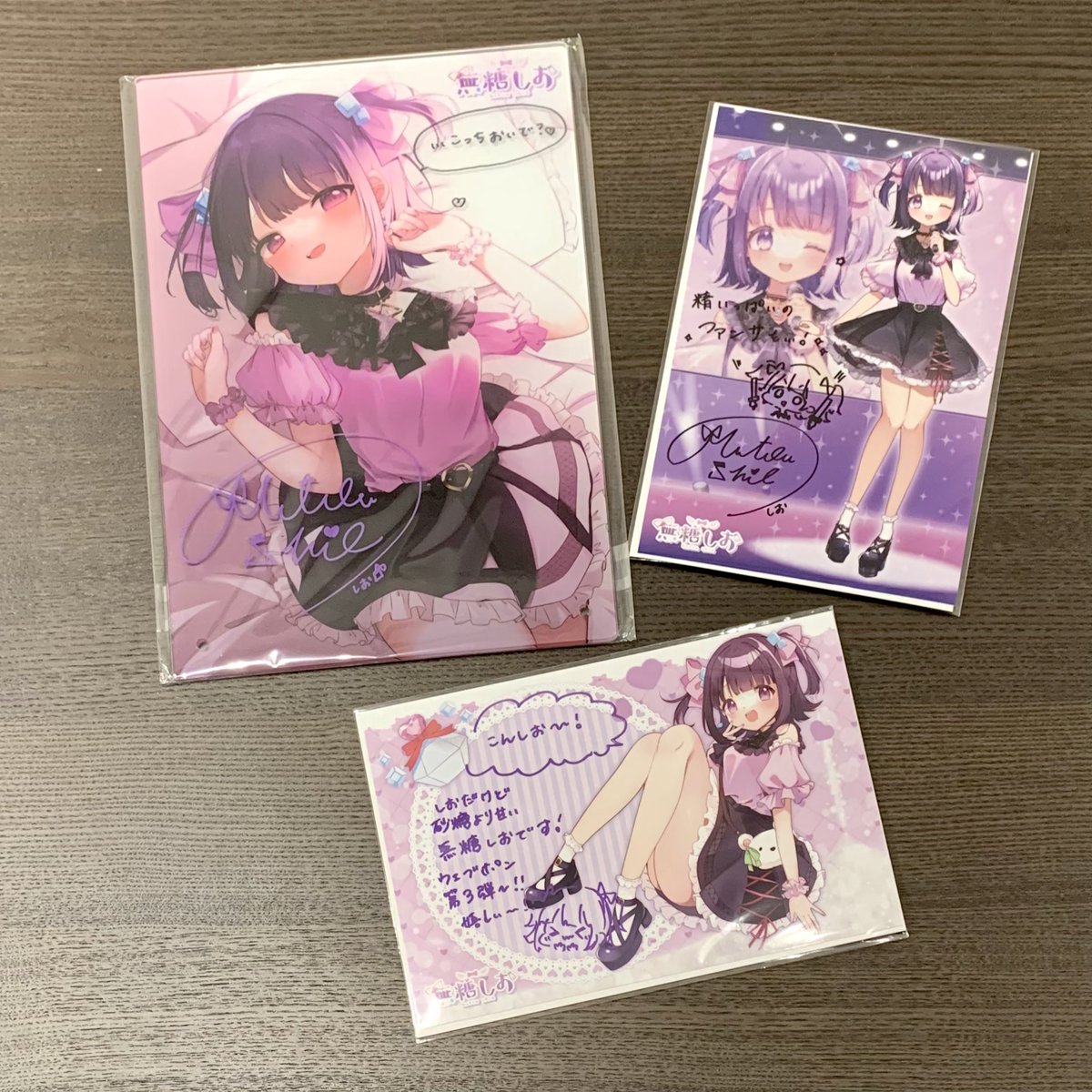 ウェブポン　紺乃しお　直筆サイン入りアクリルスタンド ウェブポン 紺乃しお 直筆サイン入りアクリルスタンド みなみてって