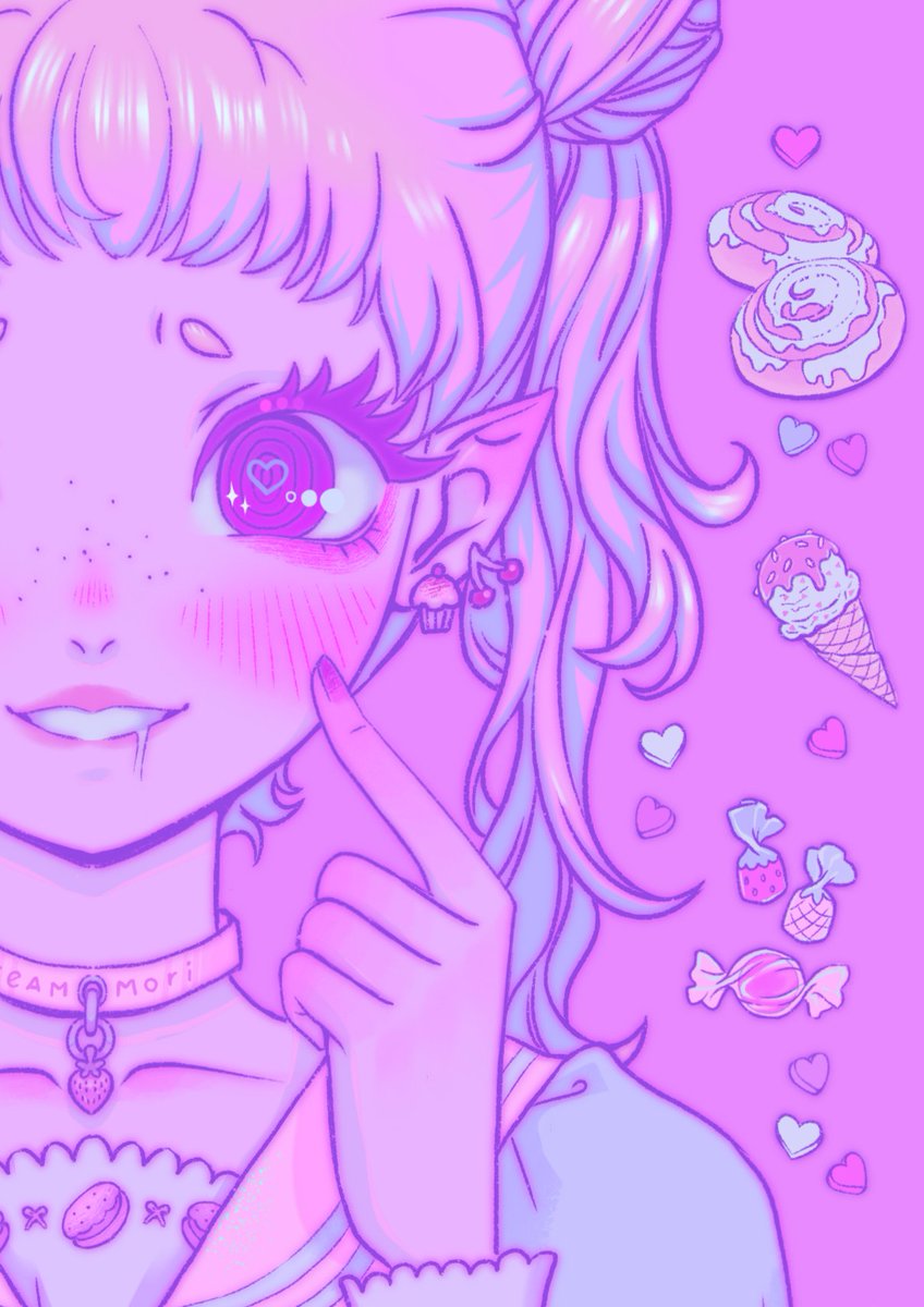DreamMorii's tweet photo. #digitalillustration #artprogress #girlsdrawing #procreate #artdrawing #colorpalette #procreateart #procreatedrawing #procreateillustration #procreateartist #procreateartwork #artwork #artworkoftheday #artoftheday #creepycute #delicious #cutegirl #animeart #arttrends #arteanime https://t.co/HsvEazVK1s