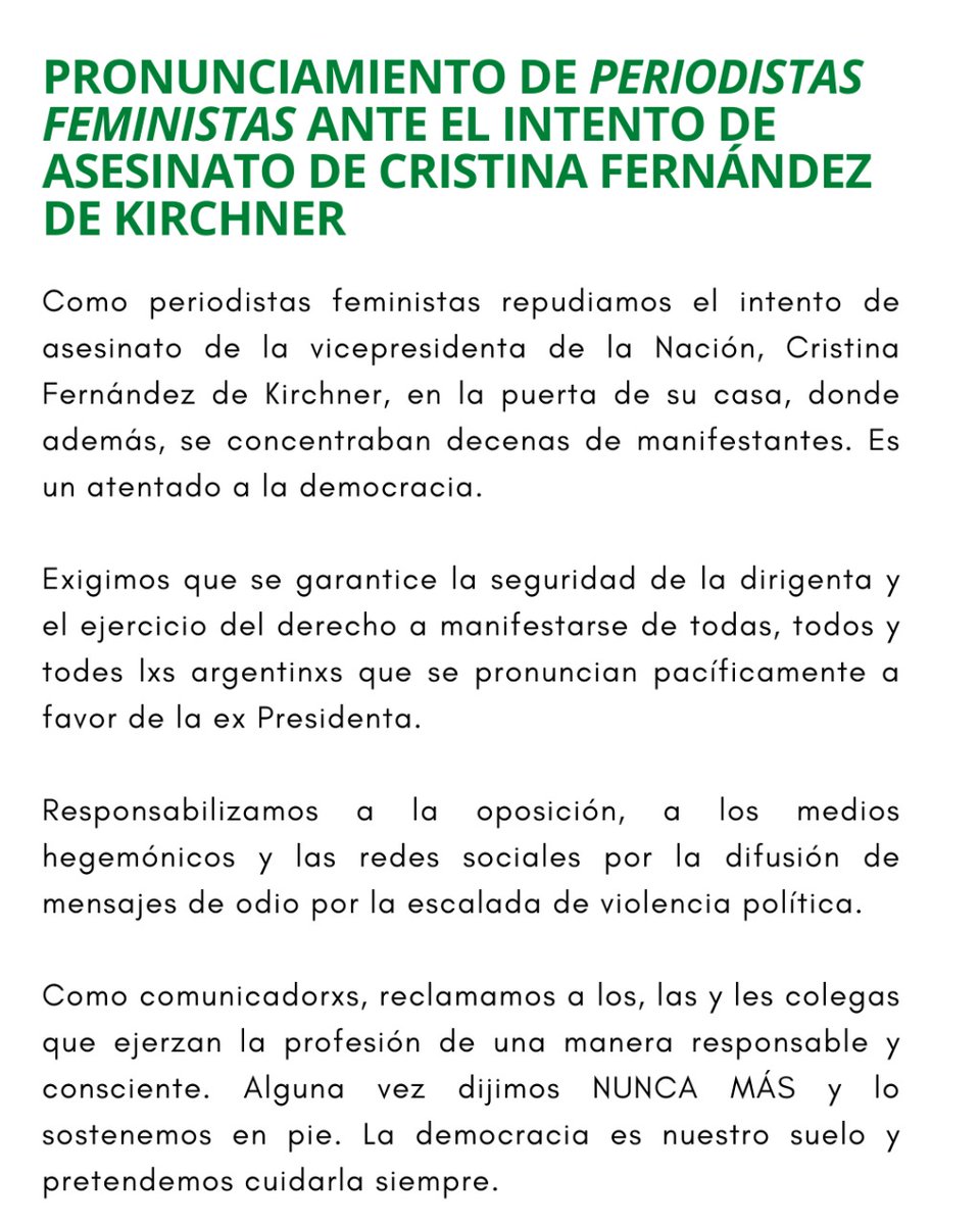 Frente de Comunicadoras del Chaco tweet media