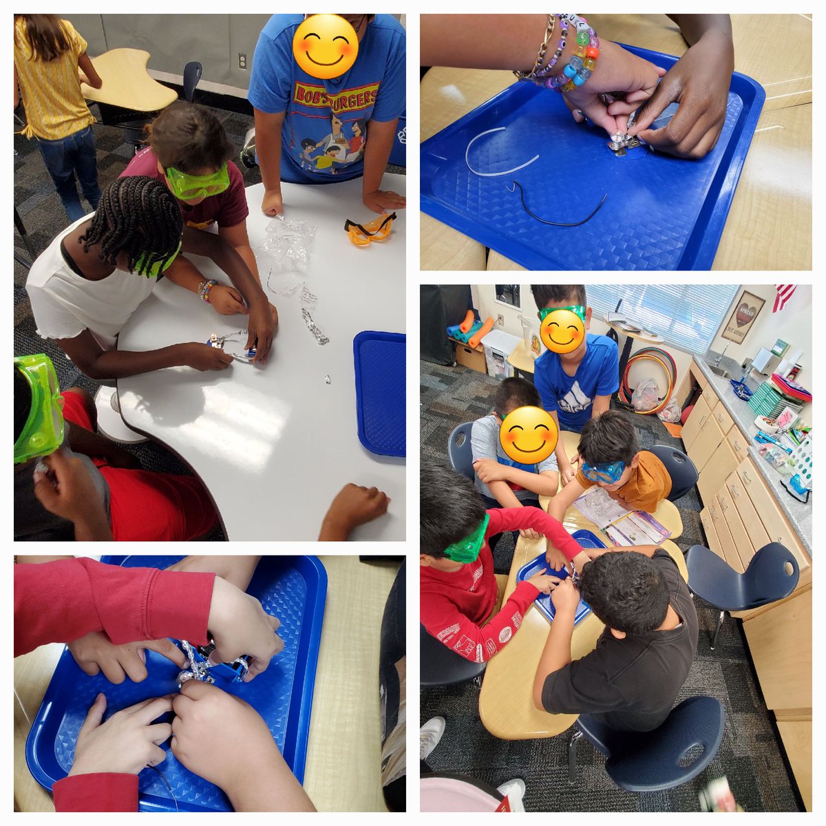 Let there be light! <a href="/TwigScience/">Twig Science</a> #teambcsd  <a href="/Williams_BCSD/">Williams Elementary BCSD🐾</a> #GoWildcats <a href="/teachsci8/">Holli Gonzalez</a> we had an amazing time with our 1st experiment. With adding foil students used it to wrap it around the plastic wire as stored energy to make it light up! My response... yes babies learn!