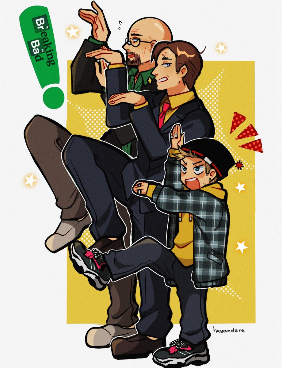 huyandere's tweet image. this goes in #BreakingBad moefication hall of fame