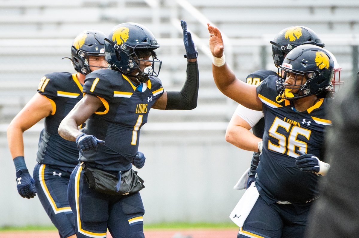SouthlandSports's tweet image. Congratulations to @Lions_FB for the 52-7 win over Lincoln, giving @tamuc and @Lion_Athletics their first win in Division I and the Southland Conference! #SouthlandStrong