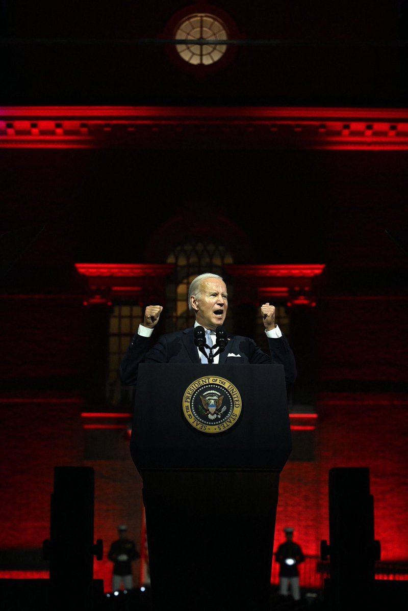 Republicans mock 'demagogic' Biden speech on threats to democracy with  'blood red lighting backdrop' | Fox News