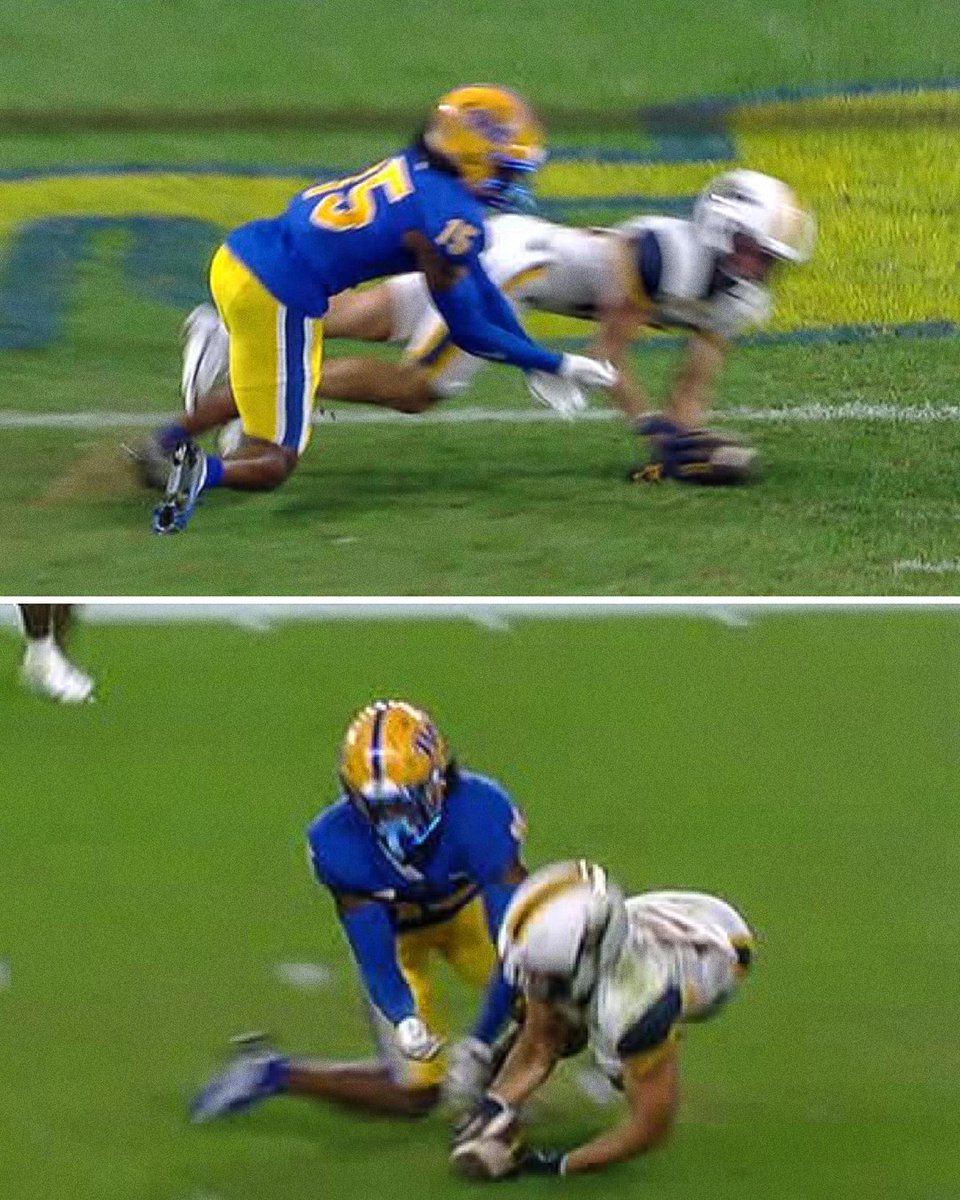 SportsCenter's tweet photo. The moment that almost changed the game 😶 @ESPNCFB https://t.co/v5WojFKcp2