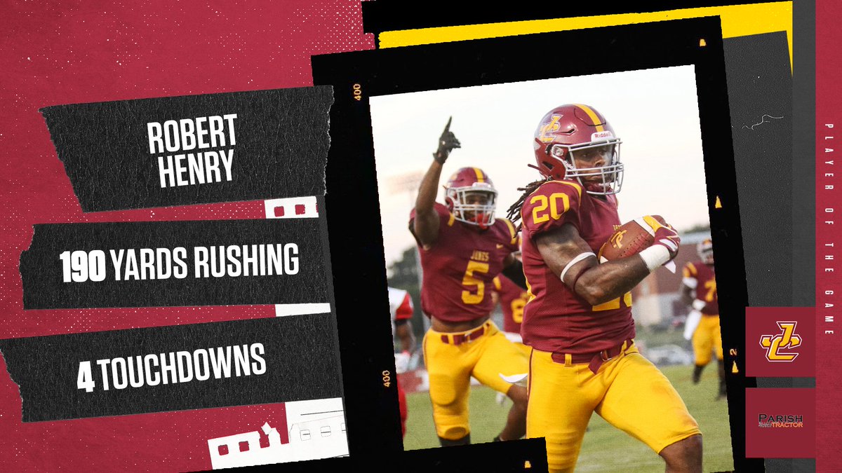 𝙋𝙡𝙖𝙮𝙚𝙧 𝙤𝙛 𝙩𝙝𝙚 𝙂𝙖𝙢𝙚

Heck of a sophomore debut for Robert HIMry. Four first-half touchdowns, and he averaged 10.6 yards per rush.