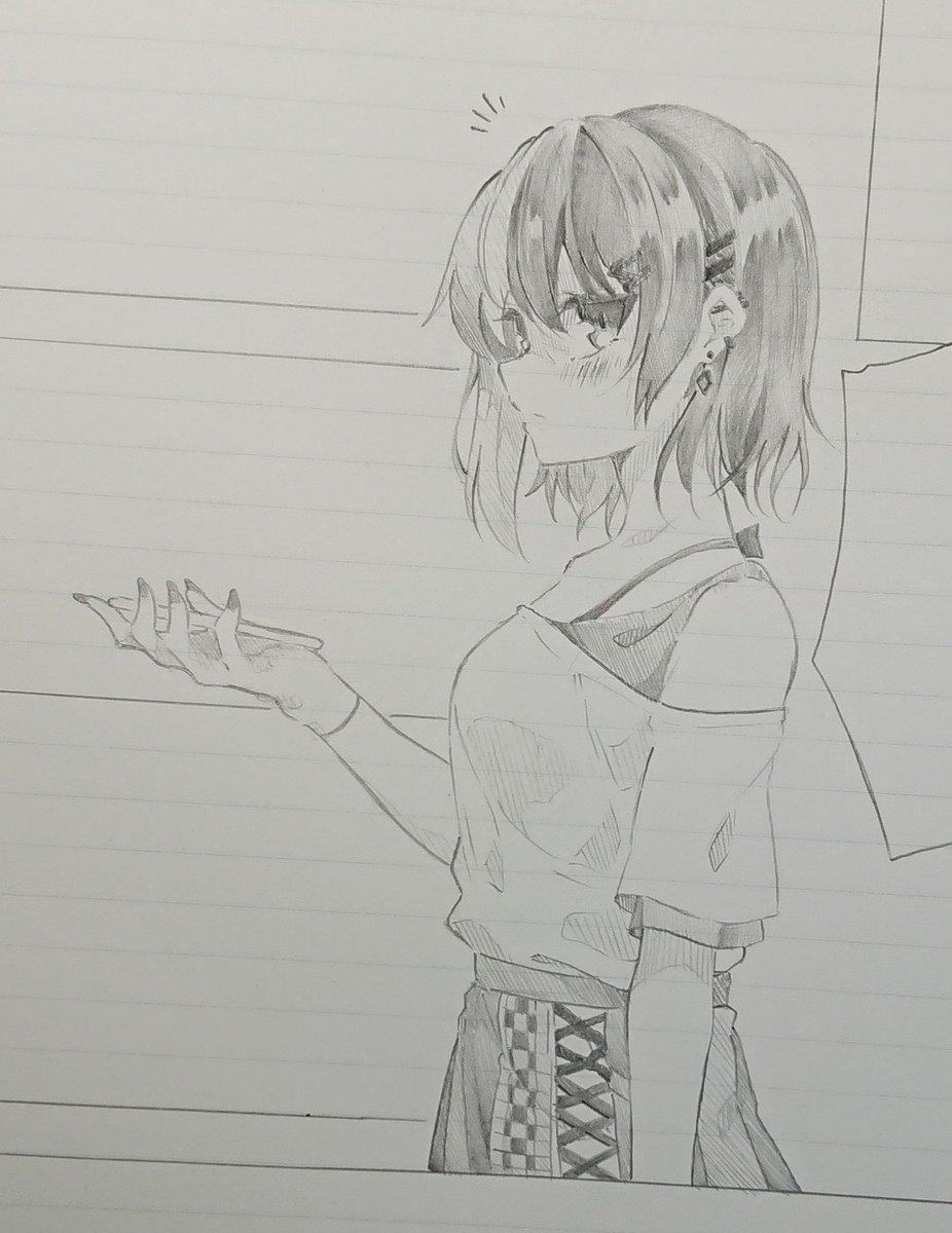 描いてます✨誰かわかる? 