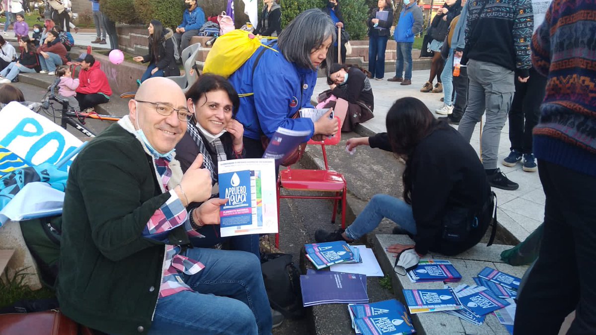 CNT_NOmasAFP's tweet photo. En la #ARAUCANIA #NOmasAFP presente en cierre de campaña 
Todo Chile #Aprueba 🚩 https://t.co/QHwhNhxcom