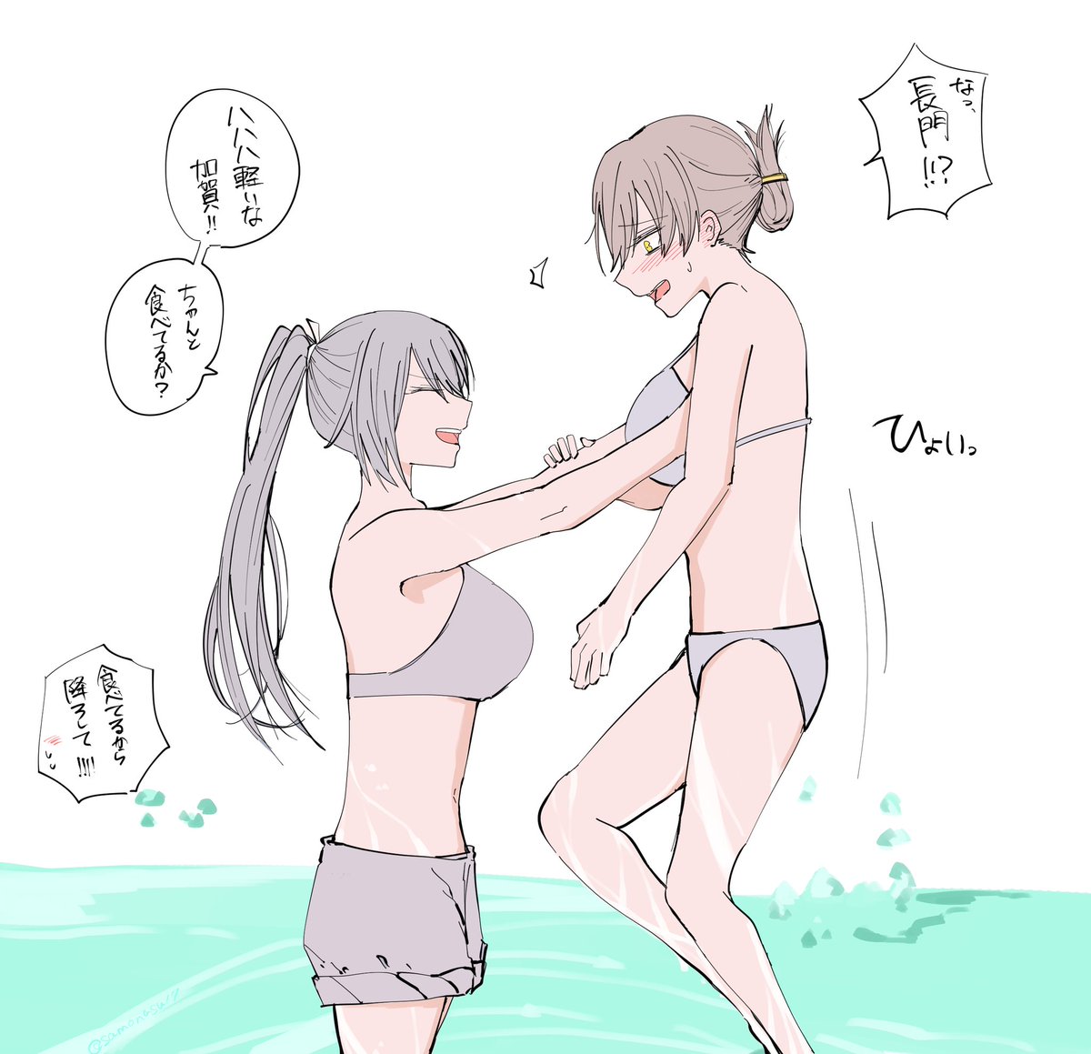 #今月描いた絵を晒そう 
テーマは夏です 