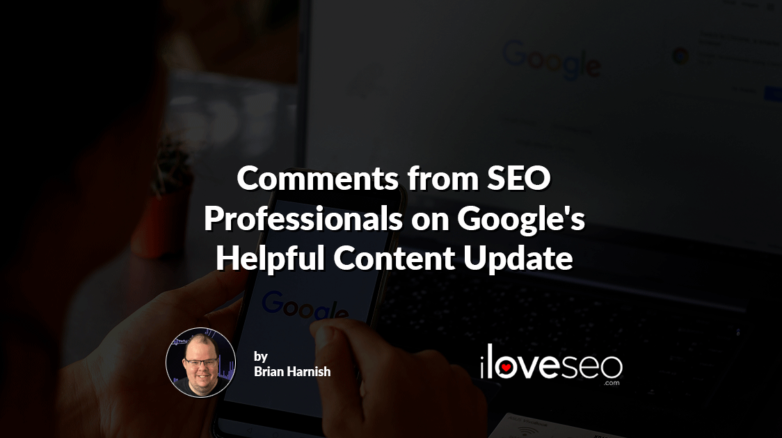 iloveseocom's tweet photo. Featuring insights from @aleyda, @BruceClayInc, @GlennGabe, @DannySullivan, and @JohnMu - Comments from SEO Professionals on Google’s Helpful Content Update

https://t.co/ZtdP7NjOnM

#iloveseo #HelpfulContentUpdate #seo https://t.co/lbl4rNTQCz