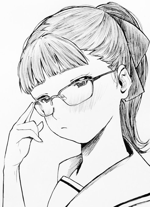 メガネっ娘界のスタ丼こと、ポニテメガネ🍜 