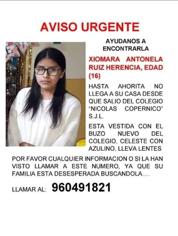 johanalad's tweet photo. Por favor ayudemos en compartir. La familia está desesperada. @julianaoxenford https://t.co/avpeQkcRD0