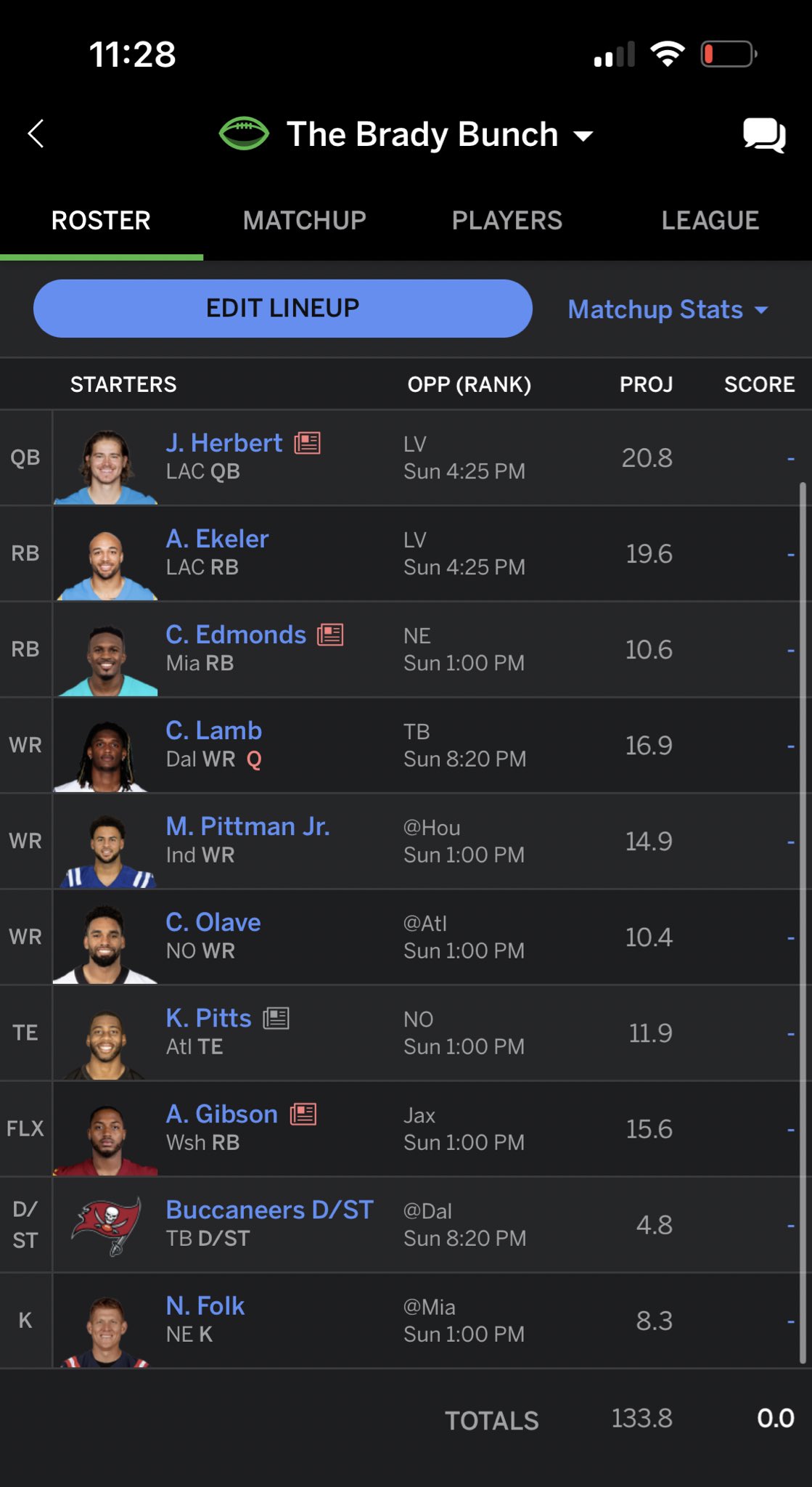 Dante Turo on Twitter "Rate my fantasy team https//t.co/HIg0IjnBWM