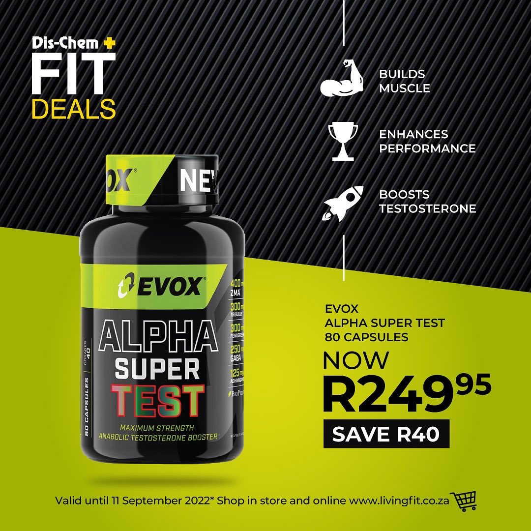 Dischem_LiveFit's tweet photo. Gains will be made! 😤
SAVE on these @EvoxNutrition performance enhancing supplements 💥

Get busy #livingfit - deals valid until 11 September.
🛒In-store and online @Dischem 
👉 https://t.co/gkvUThWwyr

#fitdeals #swoleisthegoal https://t.co/81C0yEtDAA