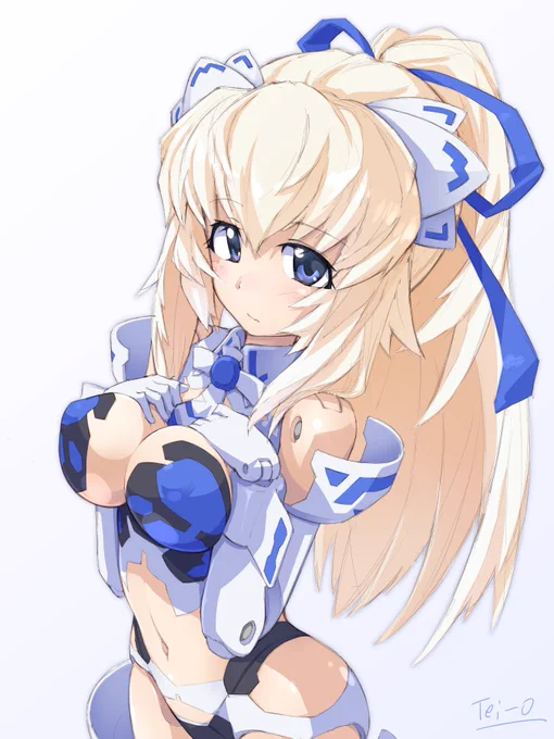 ここ最近直線的で平面で角ばったものばっかり描いてた反動でうっかり描いてしまったアルトレーネ。 