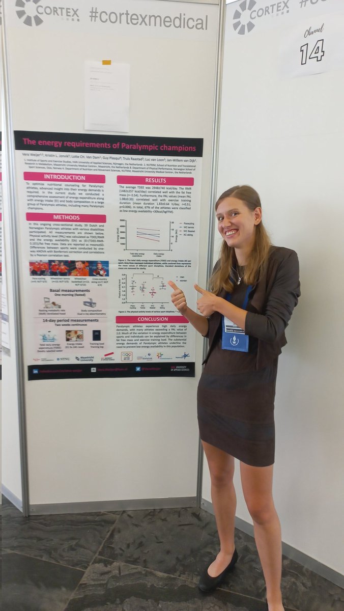 HAN Sport & Nutrition (@hansportnutr) on Twitter photo 🔥 Vera Weijer from <a href="/HAN_SenB/">HAN Sport en Bewegen</a> presenting her work on 'The Energy Requirements of Paralympic Champions' at the <a href="/E_C_S_S/">ECSS</a> conference in Sevilla!
🔋 🏃♀️ 🧑🦽 #ECSS2022
Work funded by <a href="/RegieorgaanSIA/">Regieorgaan SIA</a> 🔥 Vera Weijer from <a href="/HAN_SenB/">HAN Sport en Bewegen</a> presenting her work on 'The Energy Requirements of Paralympic Champions' at the <a href="/E_C_S_S/">ECSS</a> conference in Sevilla!
🔋 🏃♀️ 🧑🦽 #ECSS2022
Work funded by <a href="/RegieorgaanSIA/">Regieorgaan SIA</a>