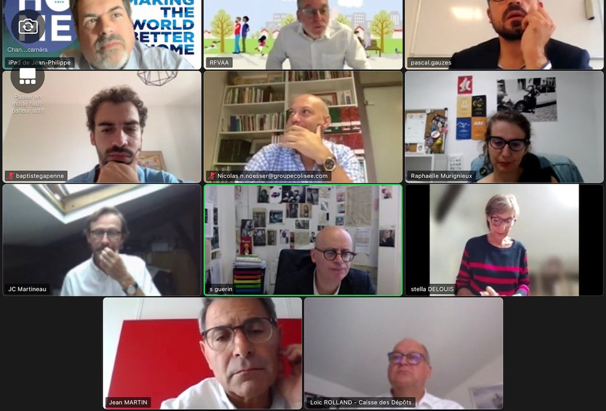 Réunion du jury ⁦@RFVAA⁩ sous la houlette de #pierreolivierlefevre et ⁦<a href="/Guerin_Serge/">Serge Guérin</a>⁩ ! 12 prix pour 12 projets exemplaires ! ⁦<a href="/SgdbFrance/">Saint-Gobain Distribution Bâtiment France</a>⁩ et ⁦<a href="/saintgobain/">Saint-Gobain</a>⁩ fier d’être partenaire ! ⁦<a href="/BanqueDesTerr/">Banque des Territoires</a>⁩ ⁦<a href="/SilverEco_Fr/">Silver Eco</a>⁩ ⁦<a href="/FiliereSilver/">Filière Silver Économie</a>⁩