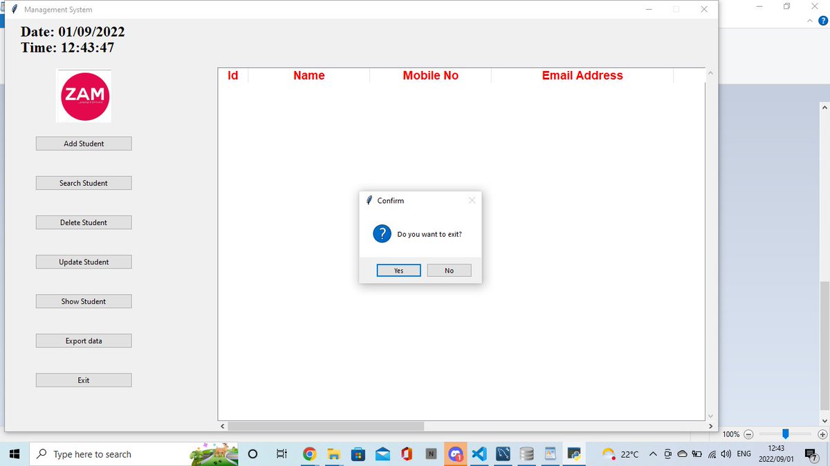 Sihle_Code's tweet photo. database app did with python usinging Tkinter.
and whatever is stored can be extracted to an excel file.
#R50DonationToCodetelligenceNPC
#CodeteligenceCrowedFunding
#CodedtelligenceNPC https://t.co/9YVa82oBPR