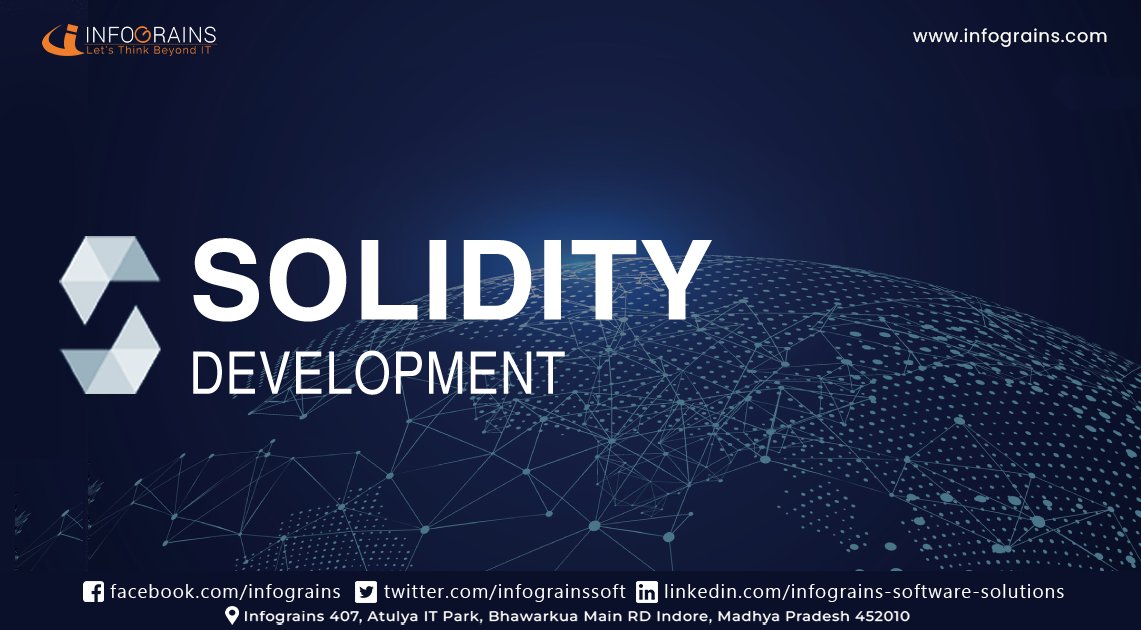 infograinssoft's tweet image. Solidity is a statically-typed curly-braces programming language designed for developing smart contracts that run on the #Ethereum Virtual Machine.
#soliditydevelopment #solidity #smartcontract #blockchaindevelopmentcompany #indore #india #infograins