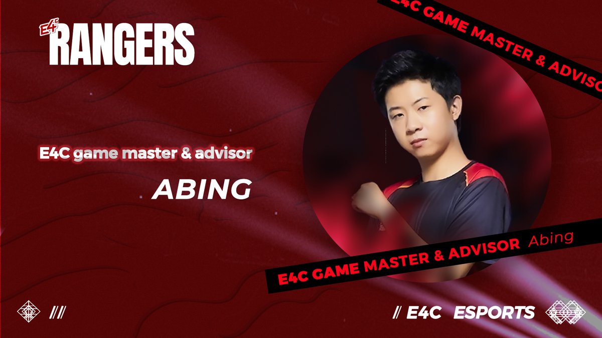 AmbrusStudio's tweet photo. Rangers, welcome ABING to join our community as a Game Master &amp; Advisor! 
ABING used to play for FPX as a mid laner in LPL. Be ready to meet him in our community competitions &amp; please look forward to more professional #eSports players joining the #e4cverse in the future😉. https://t.co/oumkZzpdDu