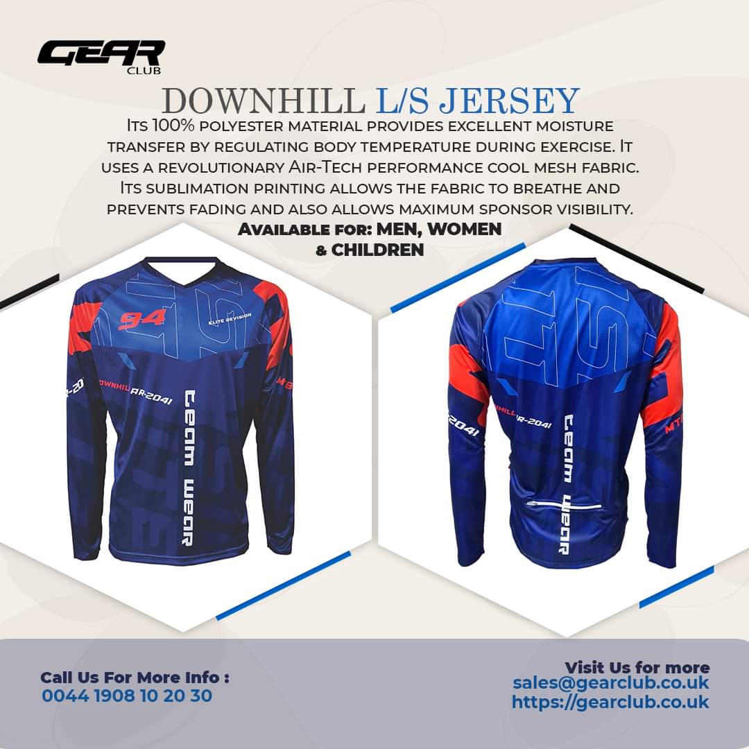 Check out our complete range of DOWNHILL &amp; MTB!
sales@gearclub.co.uk gearclub.co.uk/product/downhi…

#gearclub #cyclingwear #cyclingclothing #downhilljersey #customjersey #longsleevejersey #cyclingclub #cyclingapparel #cyclingkit #mtb #downhill #cyclingteam #bestcyclingkits #cyclinguk