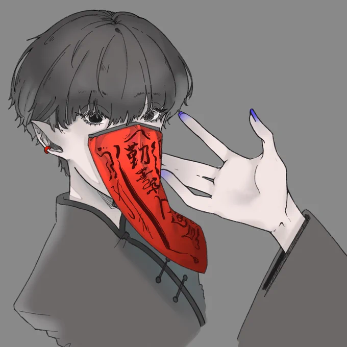 これは「1000円イラストの見本にしよ〜」つって描き始めたら興が乗っちゃった絵達 