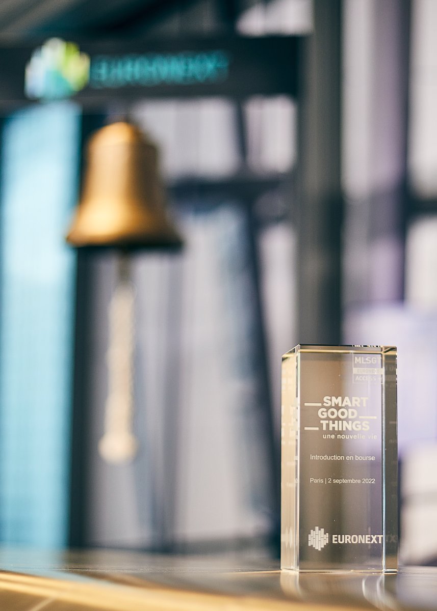 Smart Good Things est fière de s'introduire en Bourse aujourd'hui sur Euronext Access+.

De l'avenir pour l'économie bienveillante !

#avenir #économiebienveillante #bourse #smartalliance #générosité #euronextacces+ #smartgood #smartgoodthings #solidarité #unenouvellevie