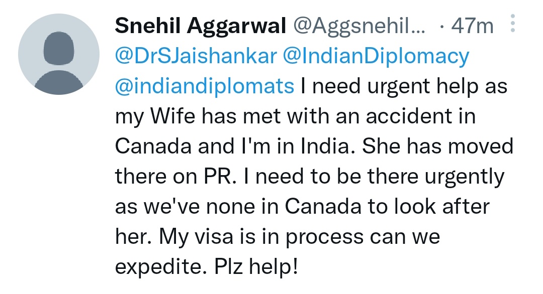 Aggsnnft's tweet photo. Visa application# V343025634
@MEAIndia @OIA_MEA @tourismgoi @DrSJaishankar @IndianDiplomacy @indiandiplomats please help 🙏🏼 https://t.co/NiQEdLeXep