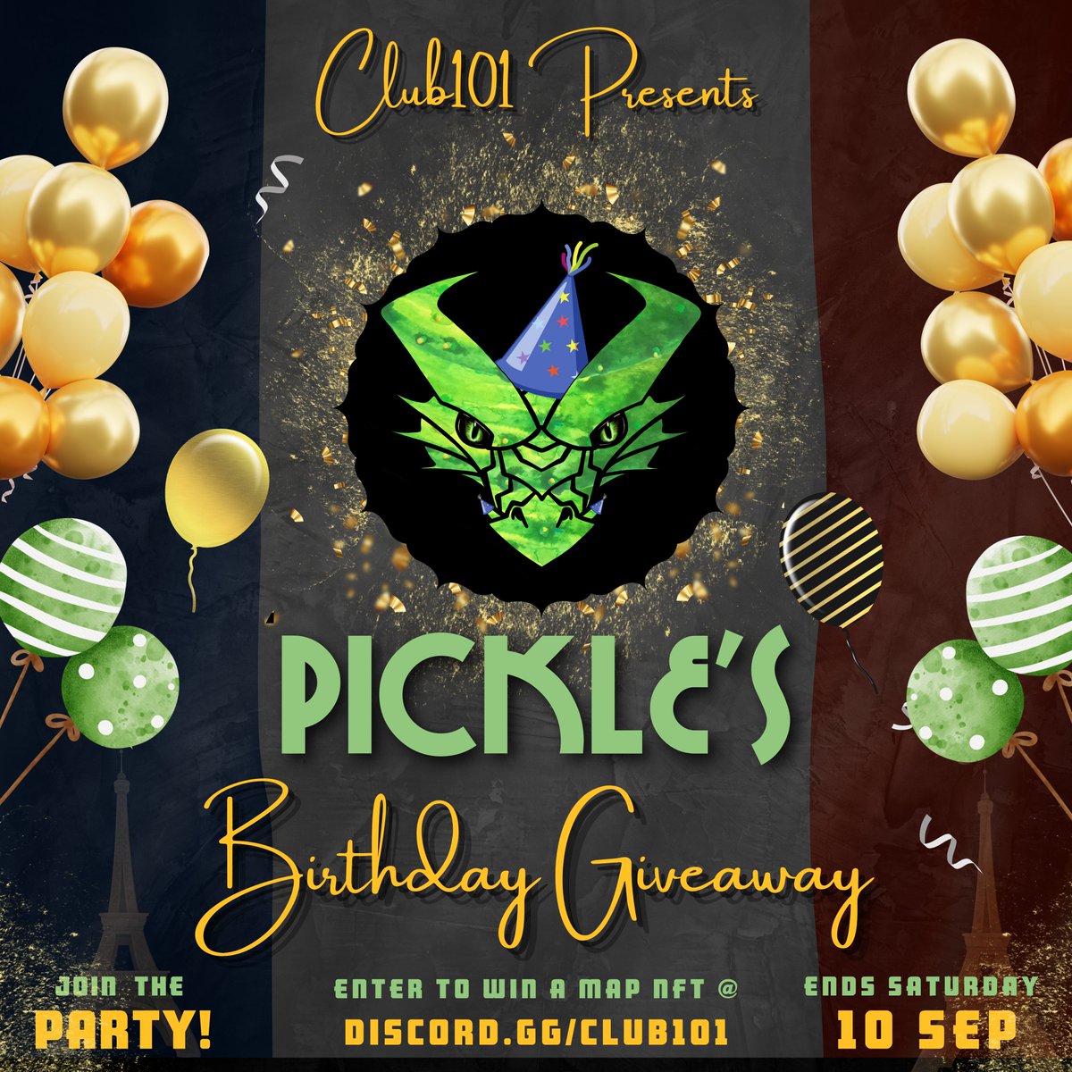Club101DoD's tweet photo. Join us in celebrating our awesome Admin @rushapoil 's Birthday! ๐
Wish him a Happy birthday & enter the #NFTgiveaway in our Discord ๐ https://t.co/lJT1mRtzMV
Req = ๐ messages & clicking the ๐ emoji one time!
Winner gets a #C101 #MemberAccessPass!
(0.06ETH minting price) https://t.co/7t5qFjq10N