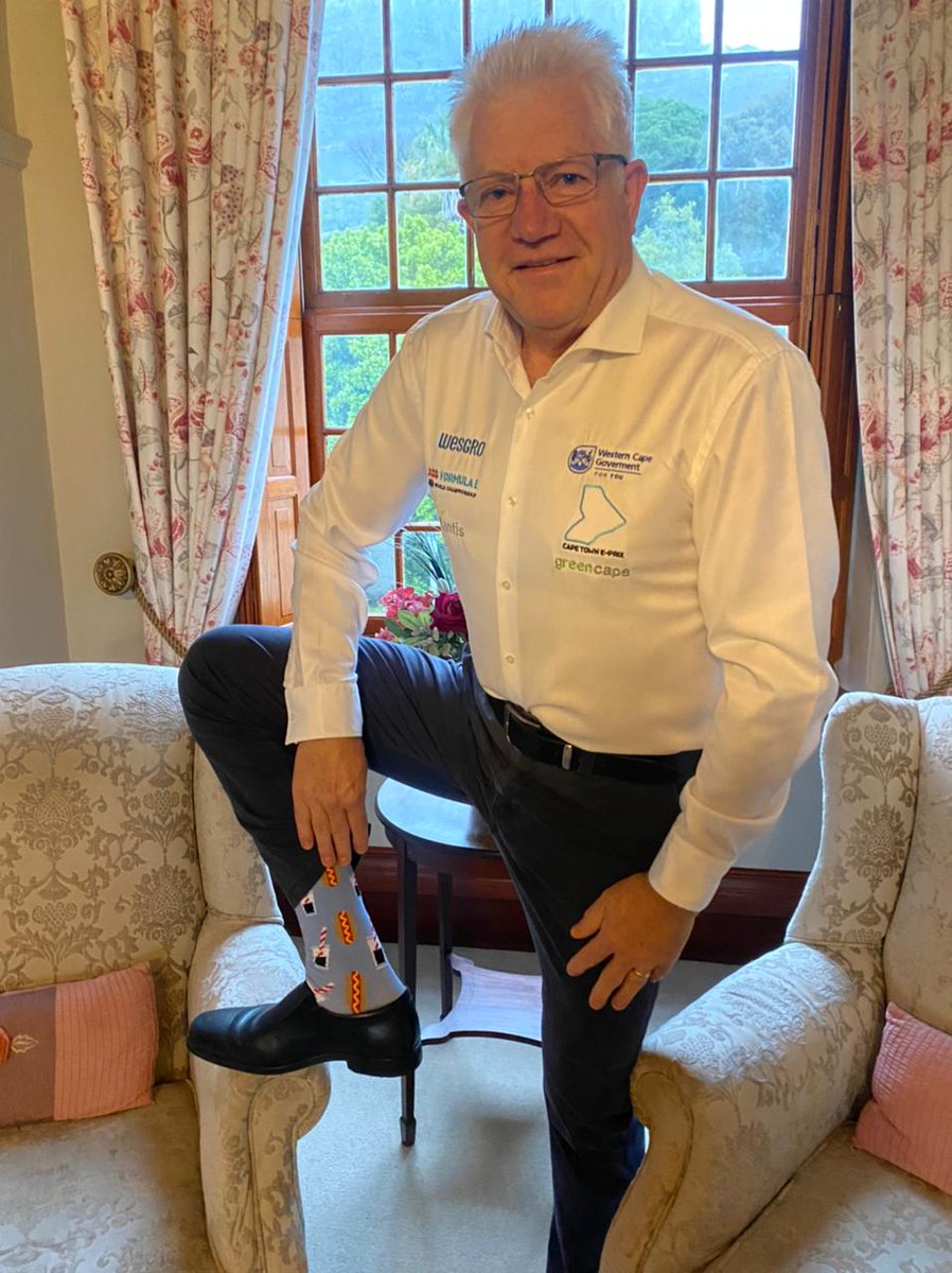 Always rocking funky socks, but this time it's for a good cause. #rockyourfunkysocks today for PNA in partnership with <a href="/BreadlineAfrica/">Breadline Africa</a> to support education in our province.