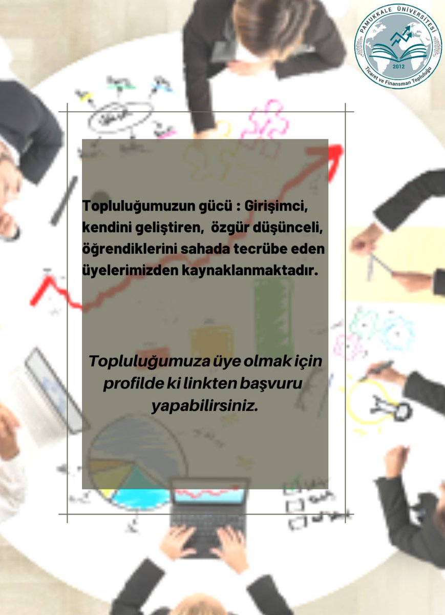 ticaretfinans's tweet photo. Topluluğumuza katılmak için profilde ki linkten başvuru yapabilirsiniz 🎉 https://t.co/oyU5rcPWv5