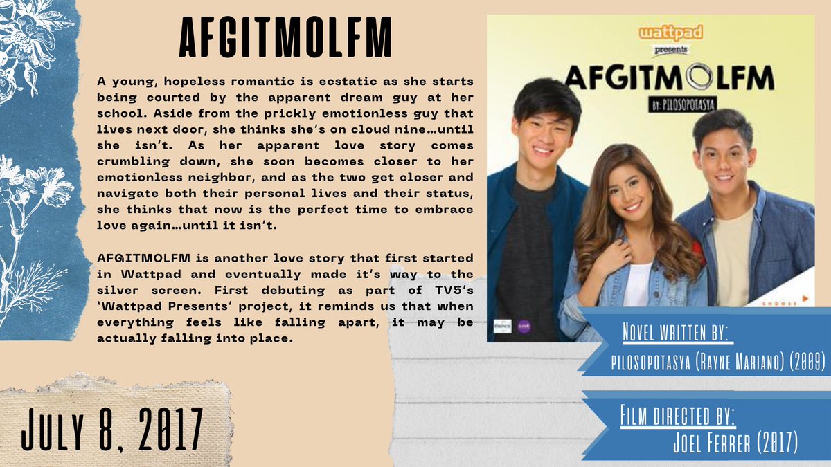 ComBook2U's tweet photo. Team Nate or Team Art? 

After a rollercoaster journey of joy, confusion, and grief, Ianne discovers the meaning of love. The answer? Read the title again.

Its delicate plot is what brought AFGITMOLFM to the screens as a Television film.

#ComBook2U📖
#CA3283
#BroadcastHistory https://t.co/uj0ICSdOKw