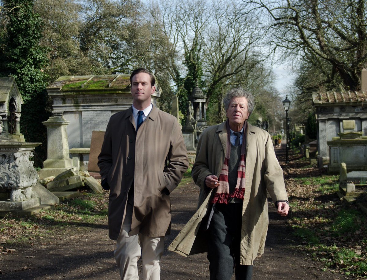 Dariasp2's tweet photo. I read in an interview that a friendship arose between the characters. Did you notice it? I had the feeling while watching the film that the portrait could never be finished.

#ArmieHammer 
Final portrait. https://t.co/7rF1uYJaw3